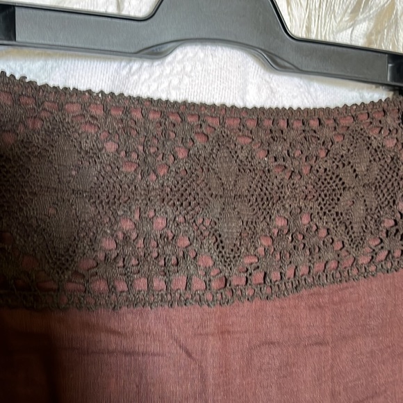 Linen Skirt Small Brown - Picture 3 of 5